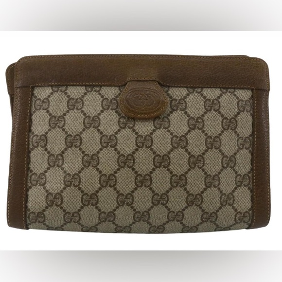 Gucci Ophidia Sherry Line Supreme GG Monogram Accessory Collection Clutc… - Picture 1 of 2